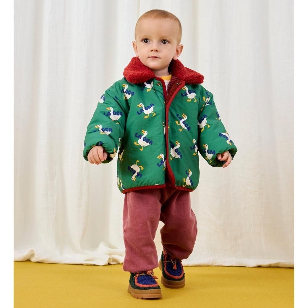 BOBO CHOSES（ボボショーズ）アウター 4Y-5Y【新品】 BOBO CHOSES（ボボ・ショーズ）／Multicolor Tiles reversible