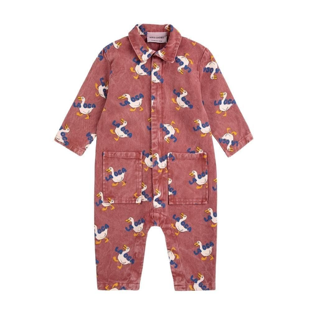 BOBO CHOSES　2024AW オーバーオール BOBO CHOSES（ボボ・ショーズ）／La Oca all over woven overall