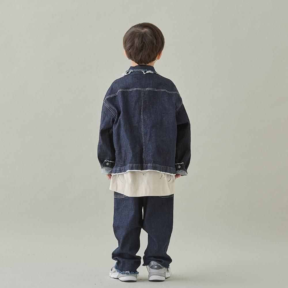 MOUN TEN.(マウン テン）／denim work blouson - indigo - 世界