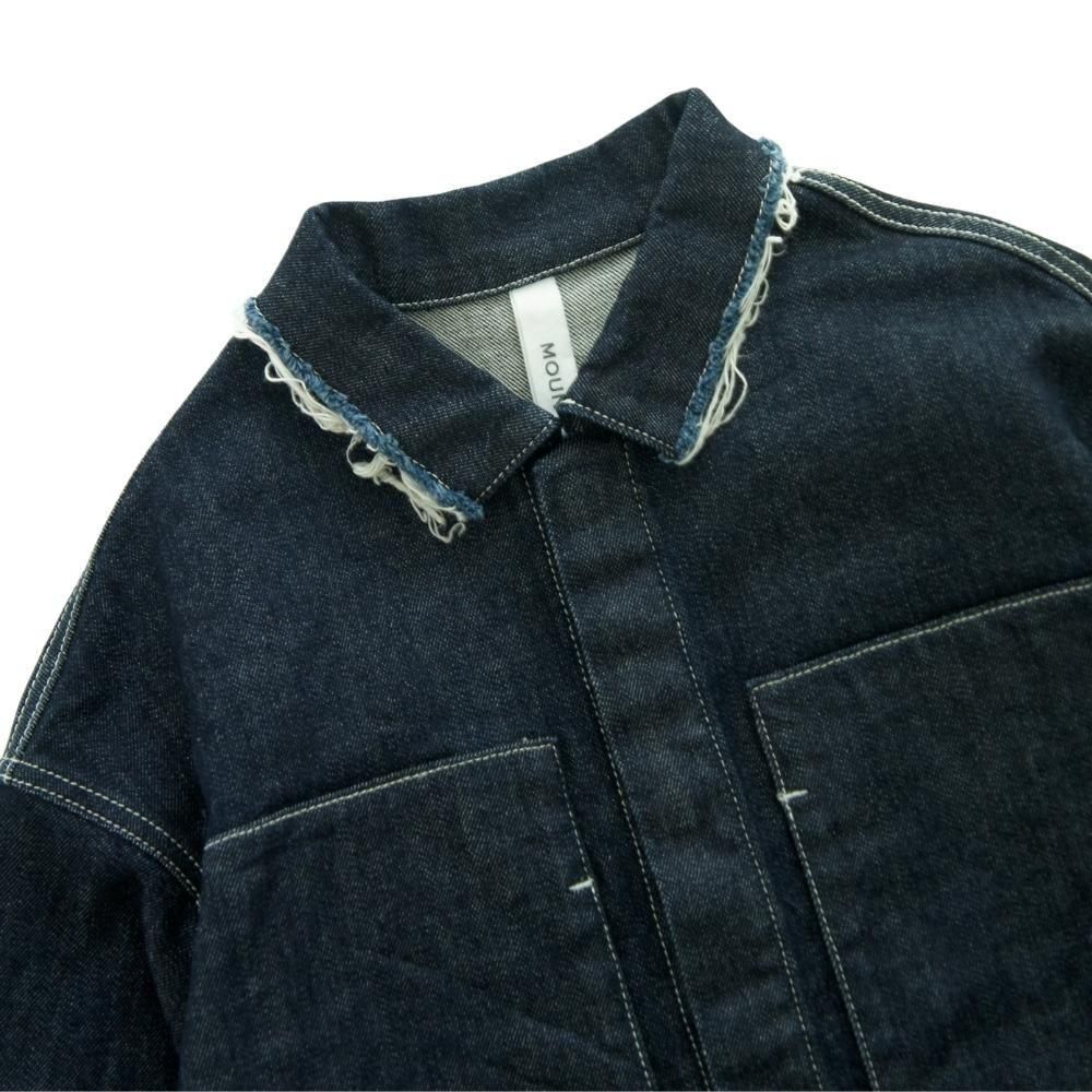 【美品】MOUNT TEN セットアップ　サイズ125 MOUN TEN.(マウン テン）／denim work blouson - indigo - 世界