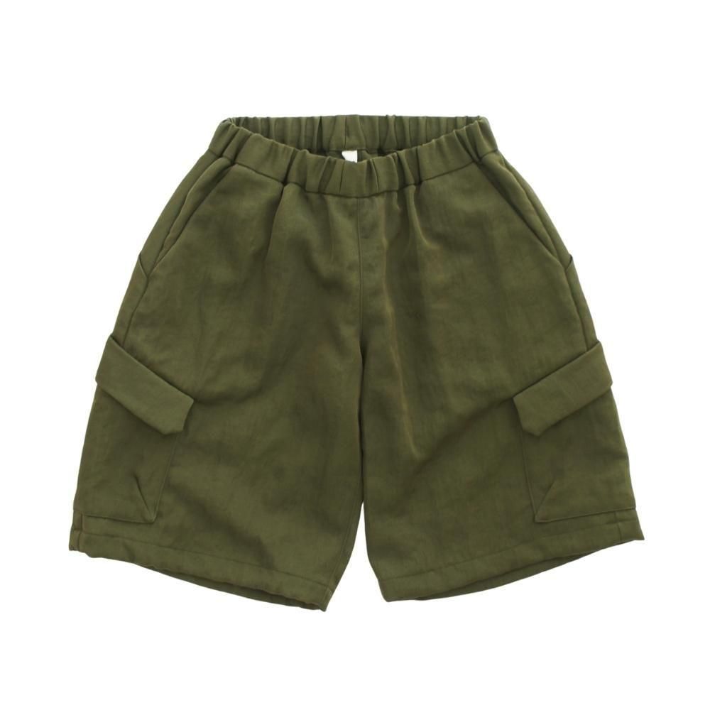 MOUN TEN.(マウン テン）／bright twill midi cargo - olive