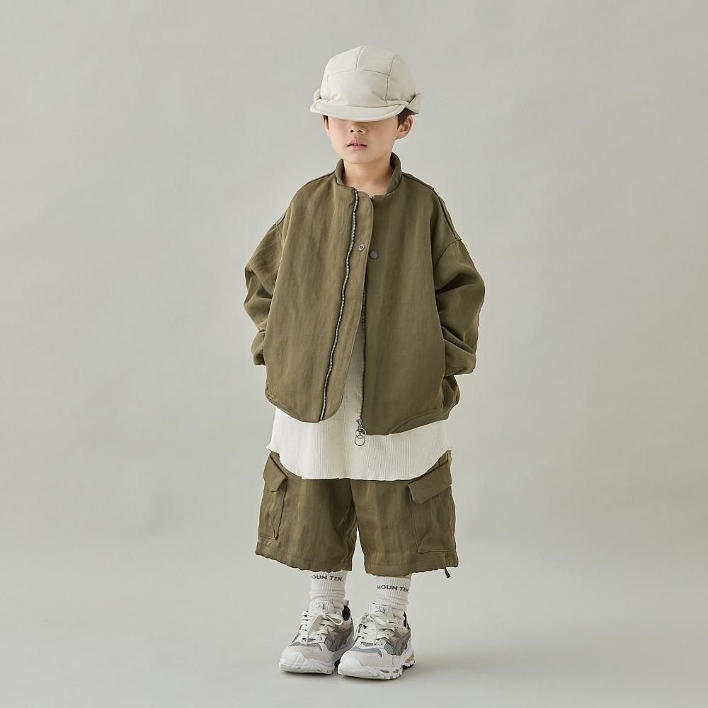 MOUN TEN.(マウン テン）／bright twill zip blouson - olive