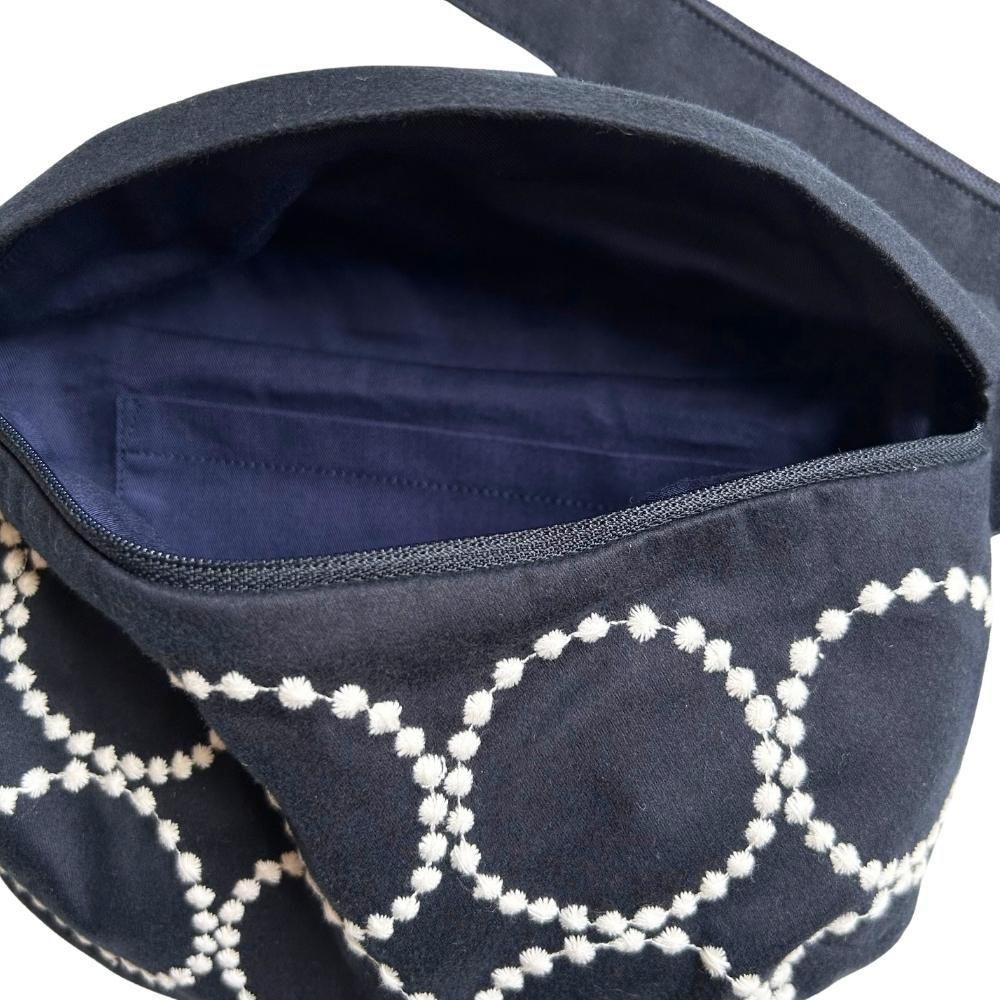 ミナペルホネン　tambourine copains bag　navy　新品 mina perhonen（ミナ ペルホネン）／tambourine copains bag