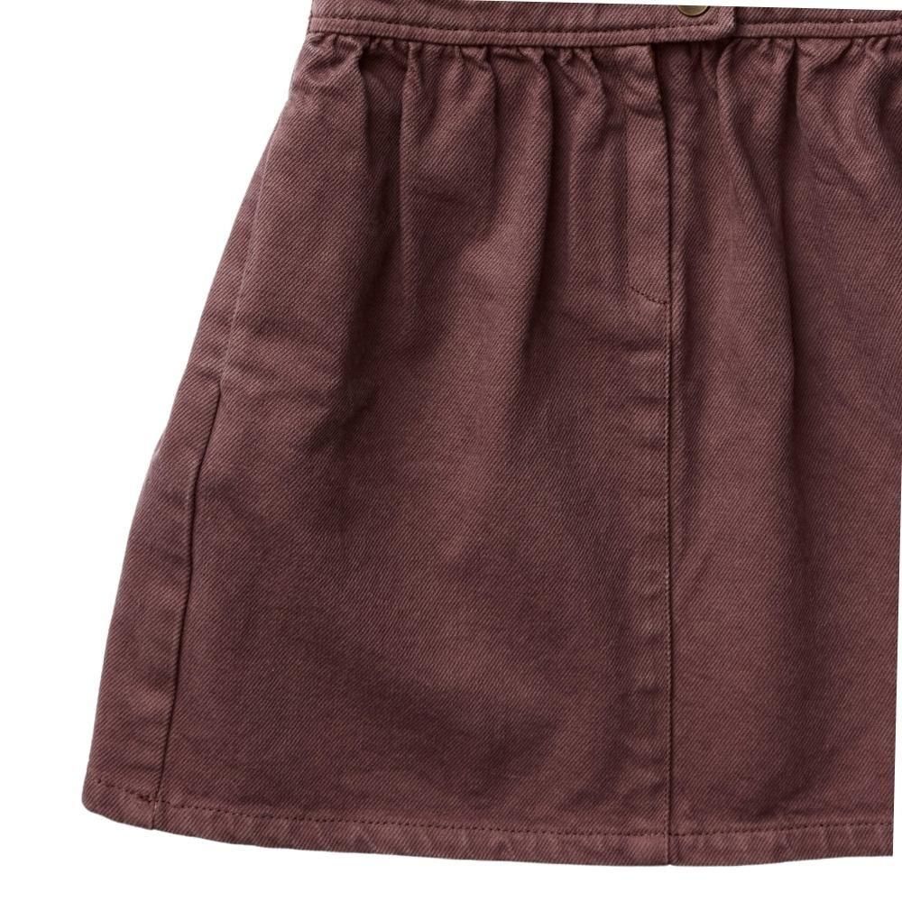 スカート soor ploom MINNIE PINAFORE 7y SOOR PLOOM / MINNIE PINAFORE - PRUNE | hi heidi