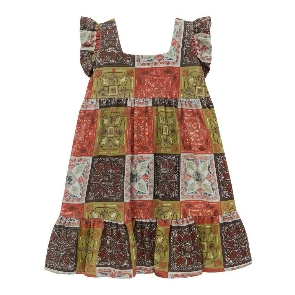 ワンピース MISHA&PUFF Ruffle Sleeve Dress 6Y misha&puff Ruffle Sleeve Dress 6y