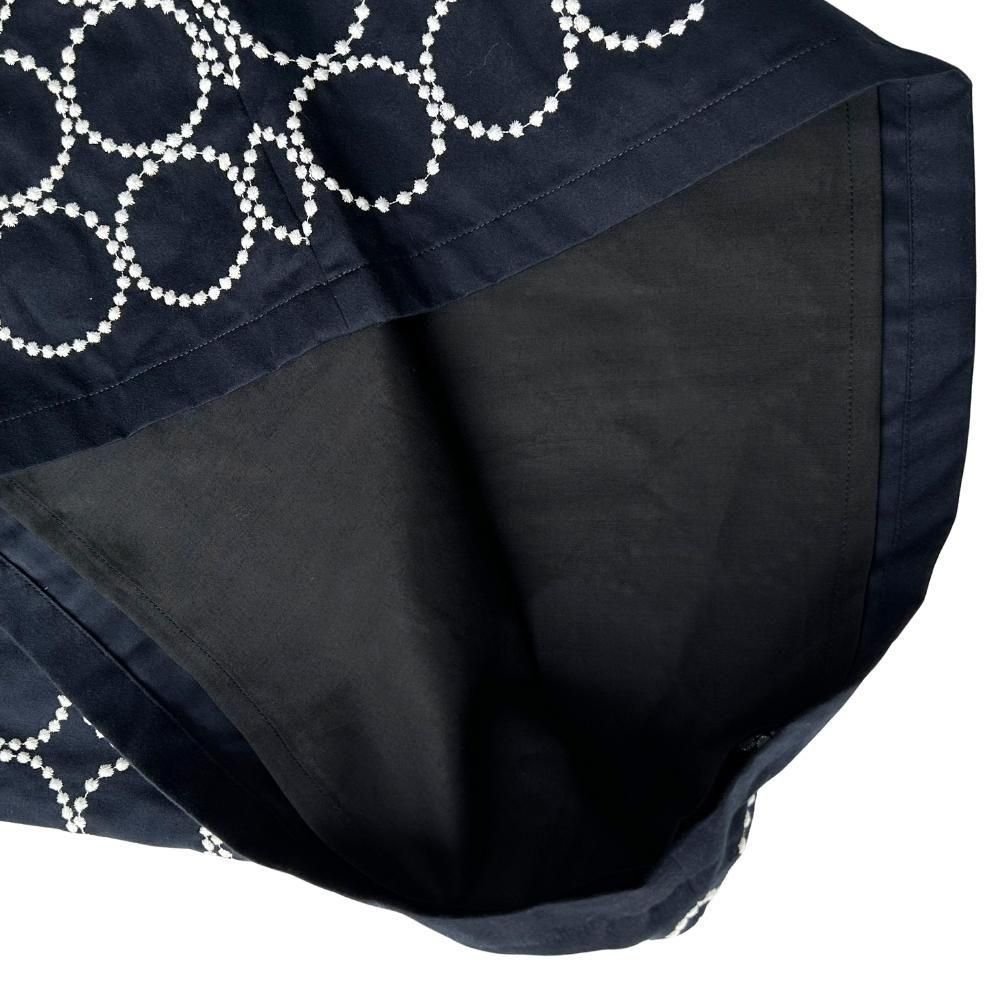 mina perhonen（ミナ ペルホネン）／tambourine Vネック dress - navy