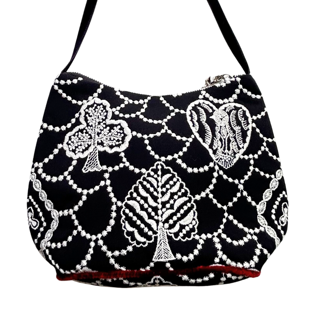 ミナペルホネン ポシェット　forest diamond ネイビー　未使用 mina perhonen（ミナ ペルホネン）／mignon pochette forest