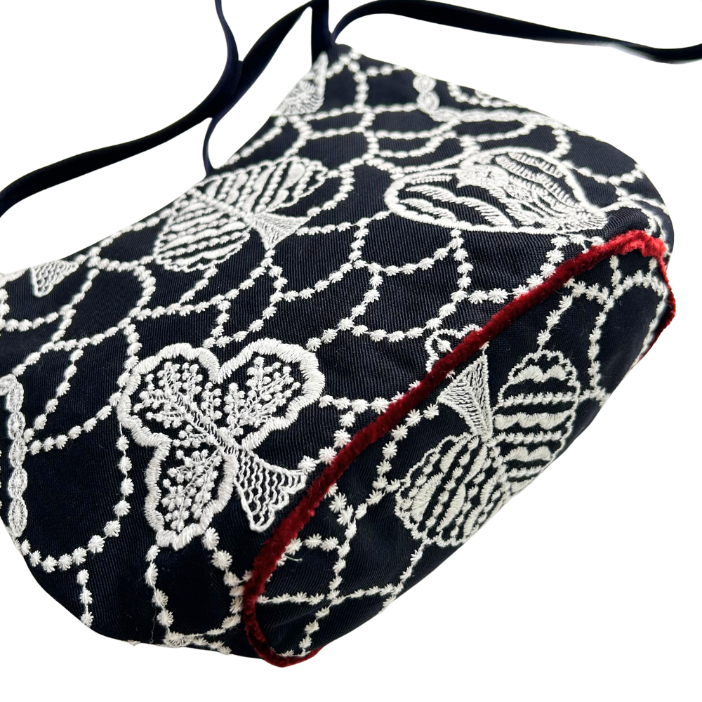 ミナペルホネン ポシェット　forest diamond ネイビー　未使用 mina perhonen（ミナ ペルホネン）／mignon pochette forest