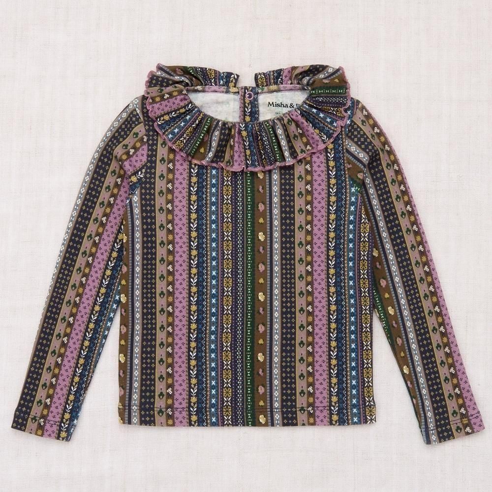 Misha&Puff 落書きパロマ 4Y Misha&Puff(ミーシャアンドパフ）／Paloma Top - Ink Ribbons