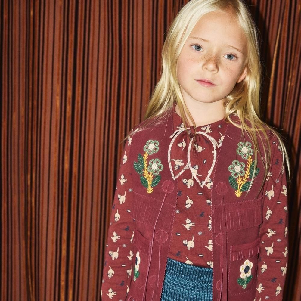 Misha & Puff 4Y 猫プリント セットアップ Misha & Puff 4Y 猫プリント セットアップ