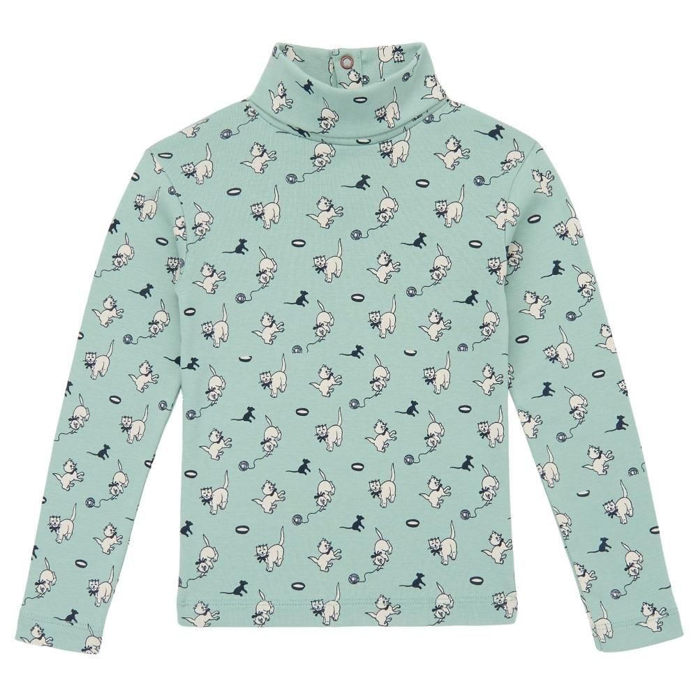 LAST！Misha&Puff(ミーシャアンドパフ）／Turtleneck - Sage Cat