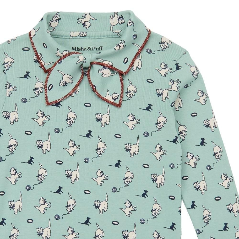 Misha&Puffスカウトトップ 猫　2y Misha&Puffスカウトトップ 猫 2y Misha&Puffスカウトトップ 猫