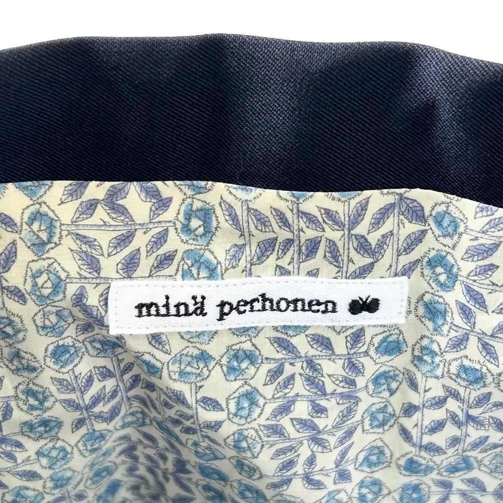 mina perhonen（ミナ ペルホネン）／gem pochette tambourine - navy