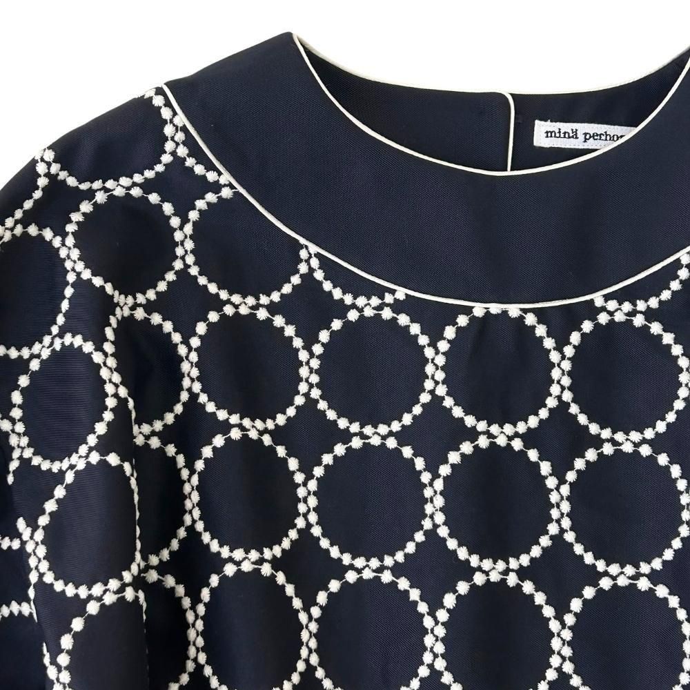 mina perhonen（ミナ ペルホネン）／tambourine dress - navy