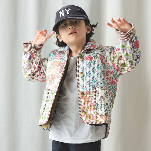 <img class='new_mark_img1' src='https://img.shop-pro.jp/img/new/icons7.gif' style='border:none;display:inline;margin:0px;padding:0px;width:auto;' />phet & ployʥեå  ץˡQULTED JACKET - Brown stripe