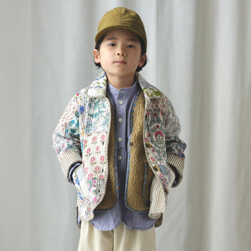 <img class='new_mark_img1' src='https://img.shop-pro.jp/img/new/icons7.gif' style='border:none;display:inline;margin:0px;padding:0px;width:auto;' />phet & ployʥեå  ץˡQULTED JACKET - Khaki stripe