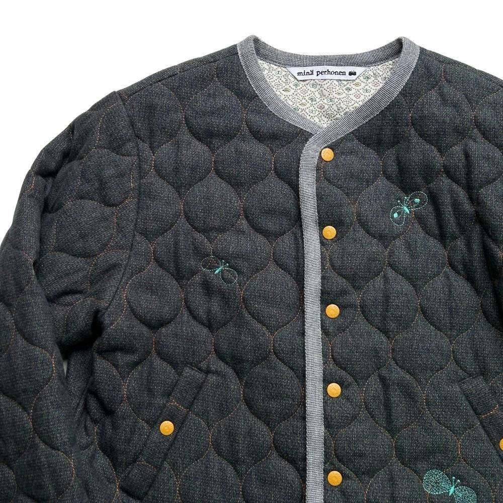 mina perhonen（ミナ ペルホネン）／choucho jacket - navy