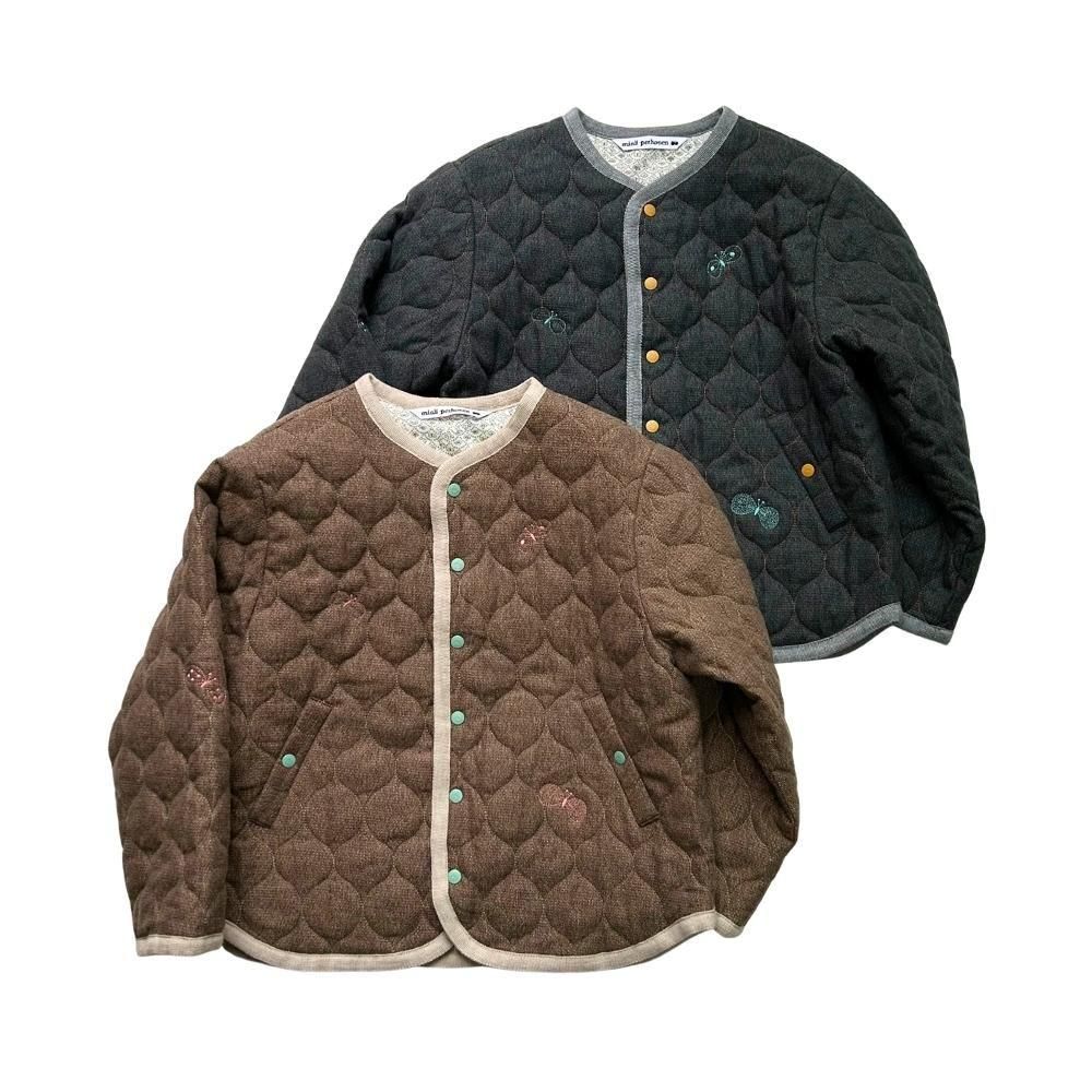 ミナペルホネン　choucho フードジャケット ミナペルホネン choucho フードジャケット - メルカリ