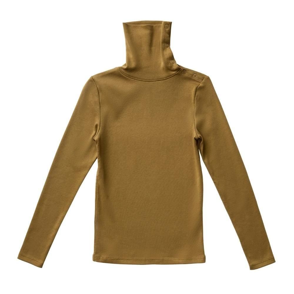 トップス soor ploom  10y Soor Ploom（ソーアプルーム）／SNAP TURTLENECK - BRUSH - 世界