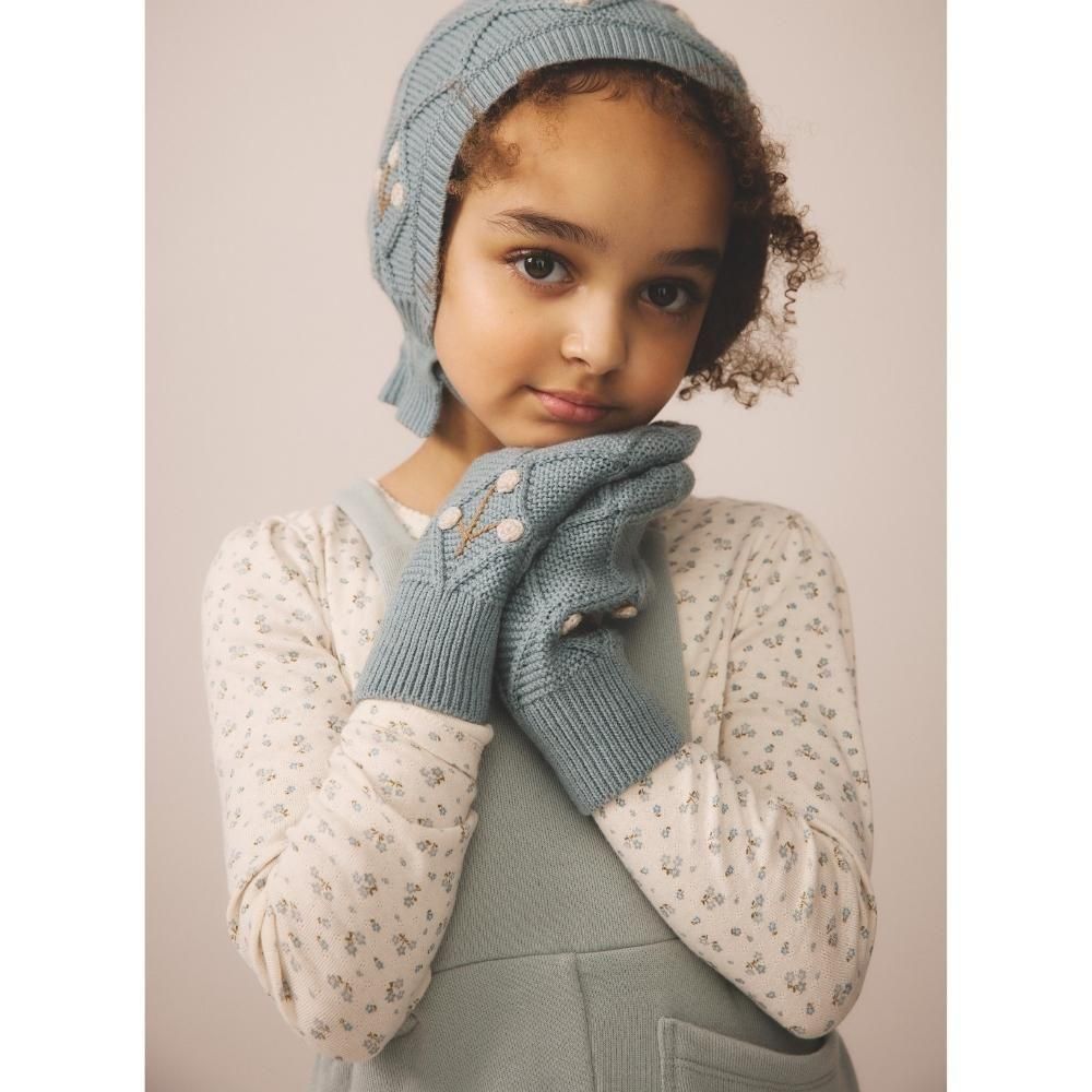 Soor Ploom（ソーアプルーム）／POUF TEE - CALICO PRINT POINTELLE