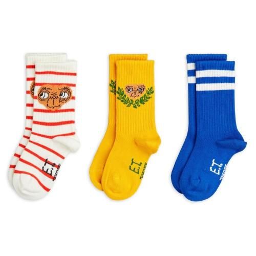 minirodini 3点セット mini rodini（ミニロディーニ）／E.T 3-pack socks - 世界中のベビー