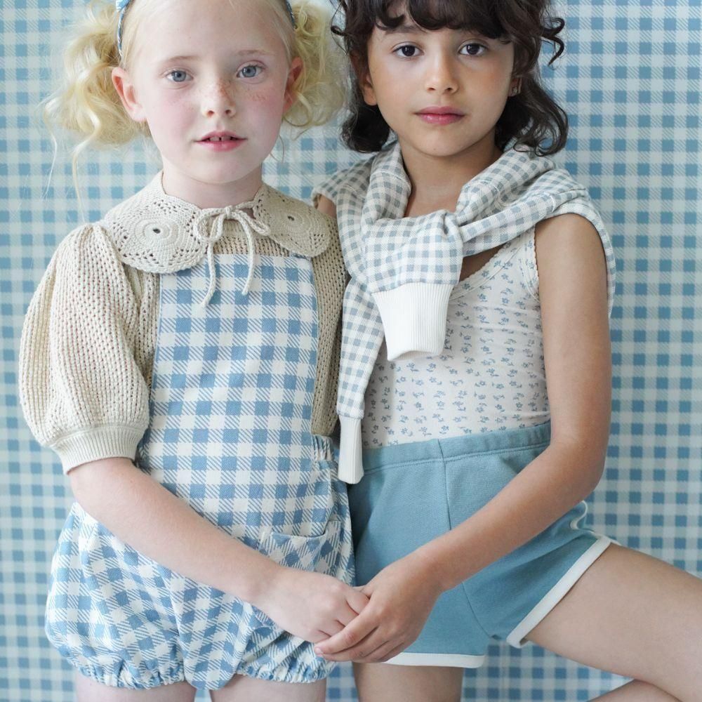 r*i様 SOOR PLOOM ソーアプルーム　トップス　ギンガムチェック柄　6 LAST！Soor Ploom（ソーアプルーム）／MIMI KNIT TOP - SOY - 世界中の