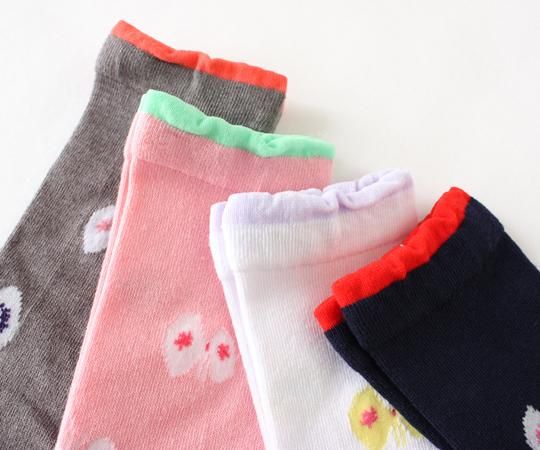 mina perhonen（ミナ ペルホネン）／hana hane High-socks