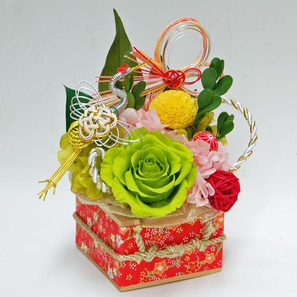 緑寿（66歳）祝い お花（プリザーブドフラワー）のプレゼント ギフト