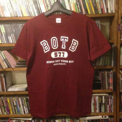 Burrn Out Tough Boy 『BOTB 577 college T-Shirts [バーガンディ]』 (TEE/JPN) ★特典ステッカー付き!!