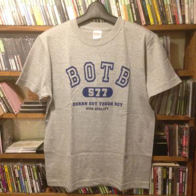Burrn Out Tough Boy 『BOTB 577 college T-Shirts [ミックスグレー/紺プリント]』 (TEE/JPN) ★特典ステッカー付き!!