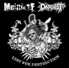 MEINHOF / DISGUST LUST FOR DESTRUCTION (CD/ HARDCORE)