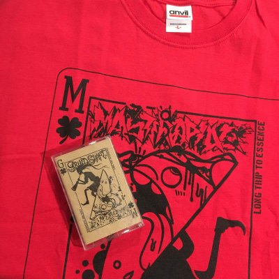 【中古】 MASTERPEACE × GRIND SHAFT 『LONG TRIP TO ESSENCE cassette [T-Shirts付き/Lサイズ]』 (TAPE/JPN/ HC)