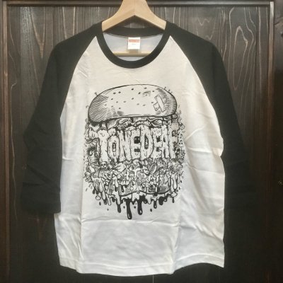 TONE DEAF 『ハンバーガー T-Shirts [Sサイズのみ/7分丈ラグラン]』 (TEE/JPN)
