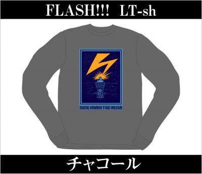RISE FROM THE DEAD 『FLASH!!! Long Sleeve T-Shirts [チャコール]』 (TEE/JPN)