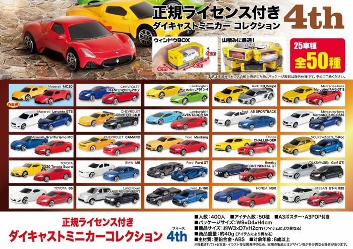 正規ライセンス付き ダイキャストミニカーコレクション ４ｔｈ - 中部商事の仕入サイト for SMARTPHONE
