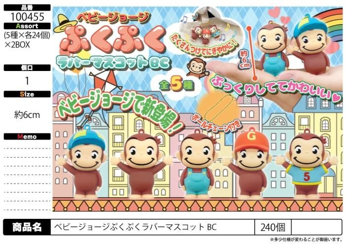 ベビージョージぷくぷくラバーマスコットBC - 中部商事の仕入