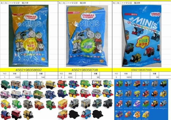 ミニミニトーマス 14個セット MINIS