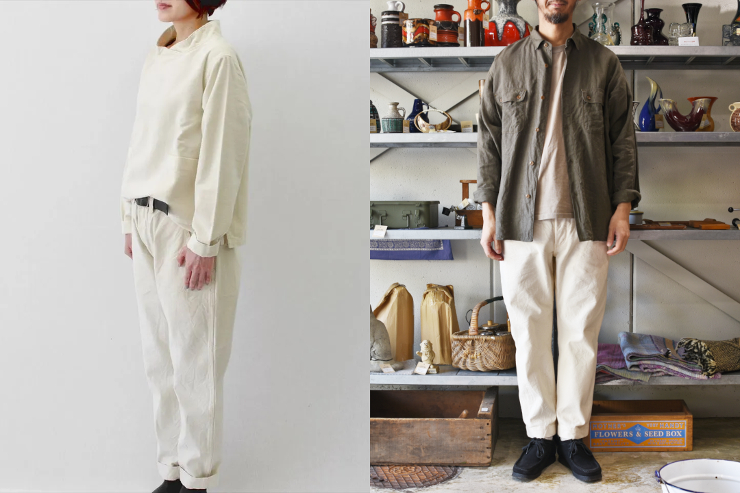 Another 20th Century(アナザートゥエンティースセンチュリー)Yorkshire Daily Pants DUCK ナチュラル