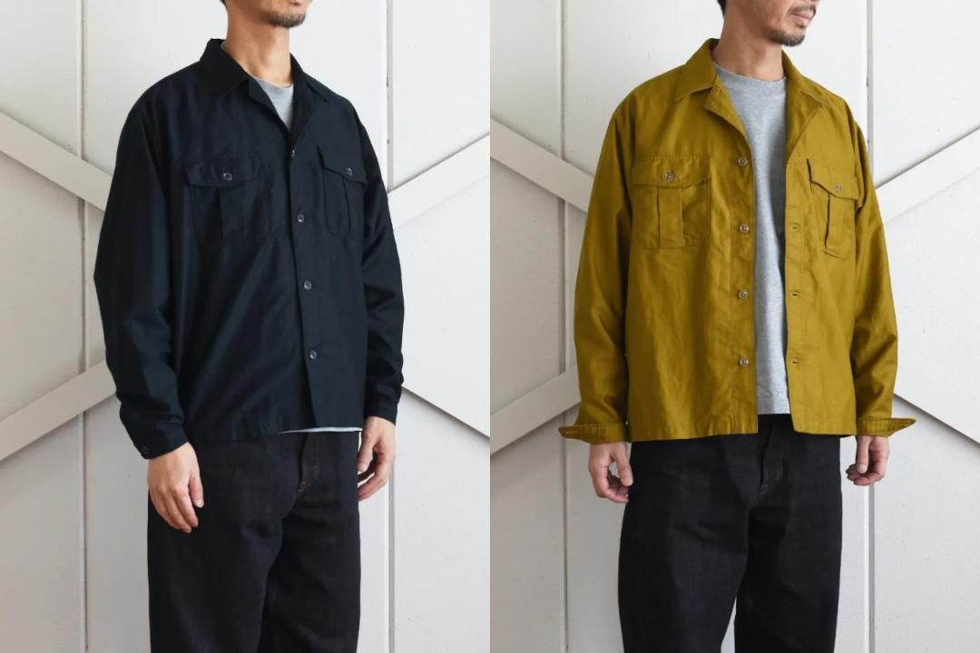 Another 20th Century(アナザートゥエンティースセンチュリー)Guthrie Workers shirts(綿麻モールスキン)