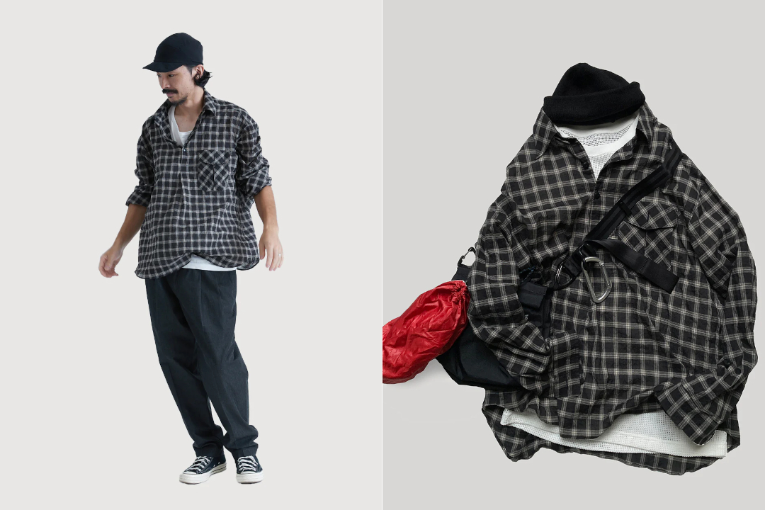 gorouta(ゴロウタ)NEW CLASSIC PULLOVER ガーゼチェック