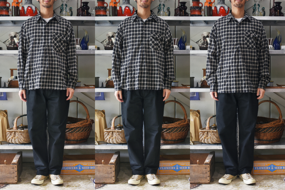 gorouta(ゴロウタ)NEW CLASSIC PULLOVER ガーゼチェック