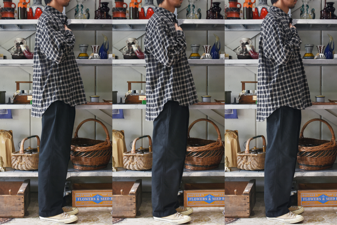gorouta(ゴロウタ)NEW CLASSIC PULLOVER ガーゼチェック