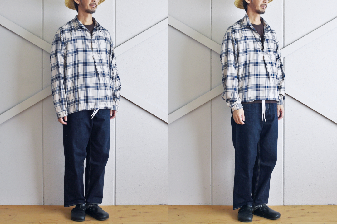 gorouta(ゴロウタ)ANORAK PULLOVER チェック