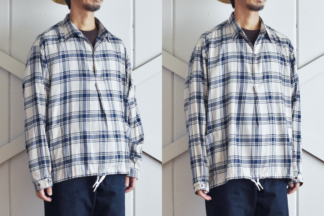 gorouta(ゴロウタ)ANORAK PULLOVER チェック