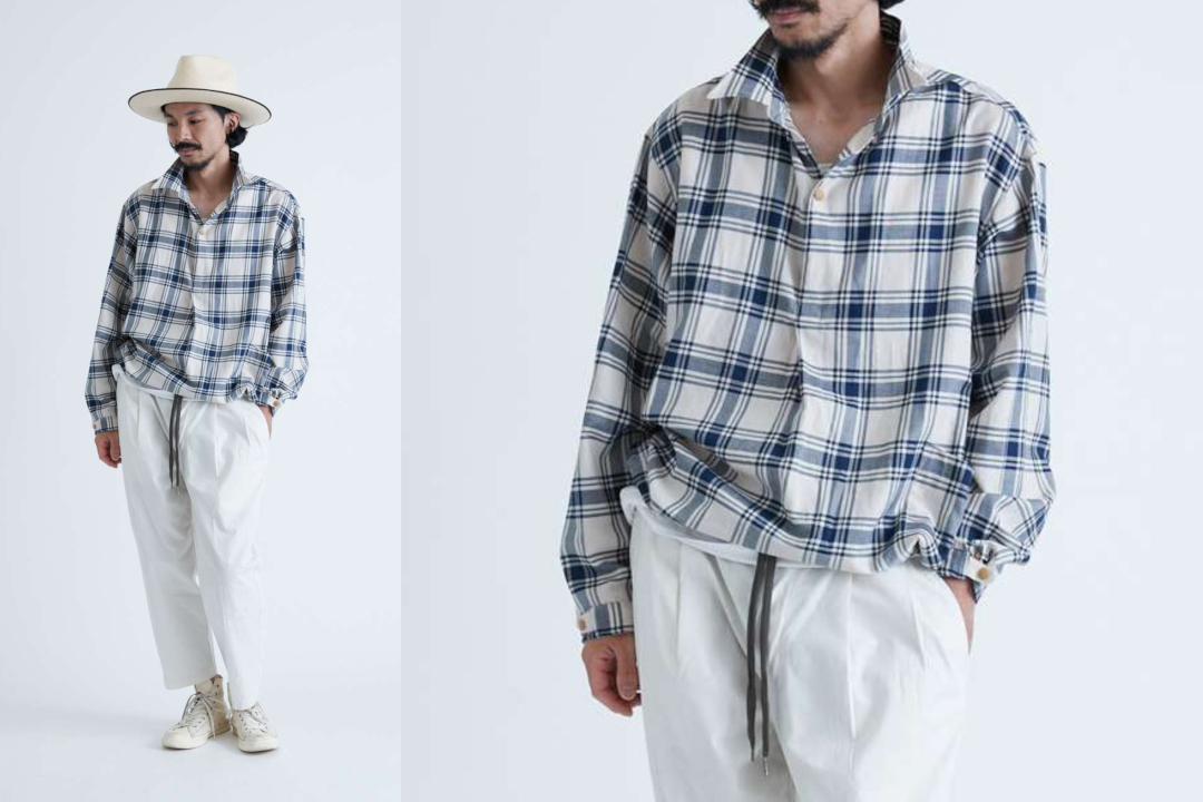 gorouta(ゴロウタ)ANORAK PULLOVER チェック