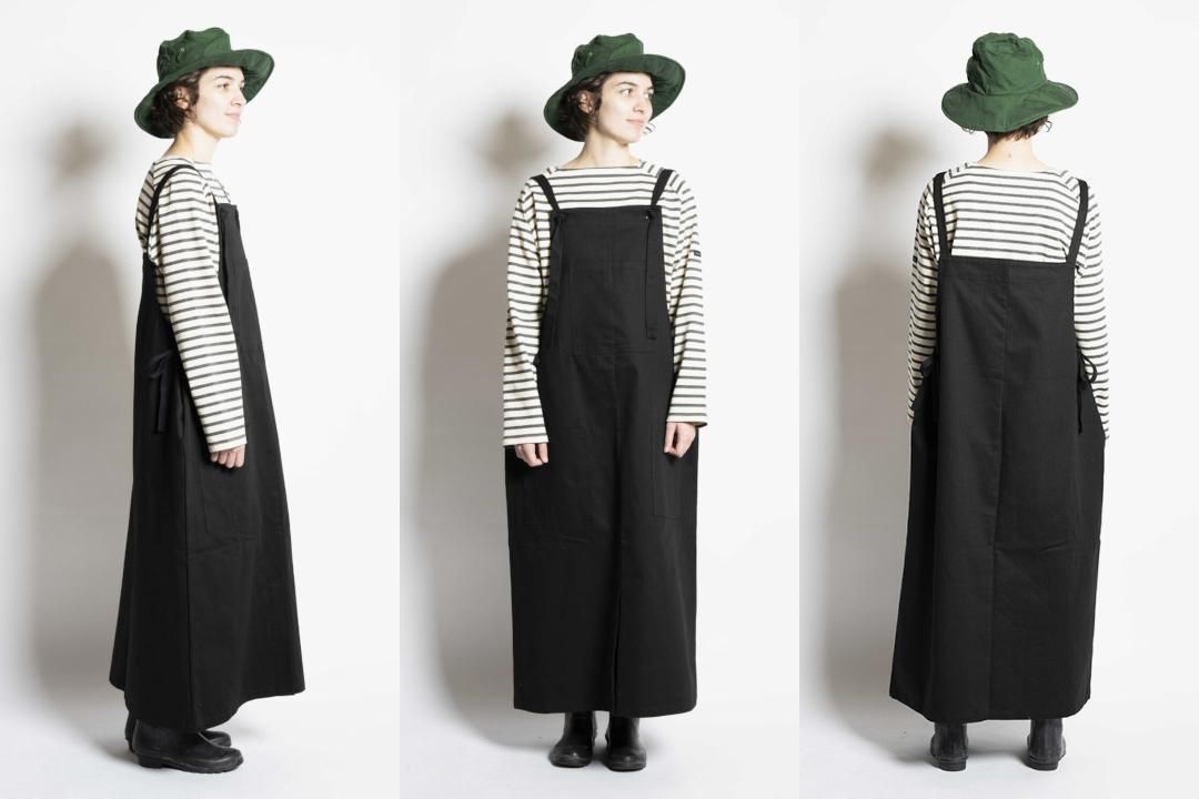 Napron(ナプロン)UTILITY APRON SKIRT(ヘリンボーン)