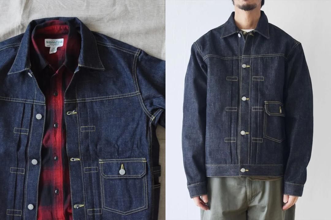 Sassafras(ササフラス)GARDENER JACKET(14ozデニム)インディゴ