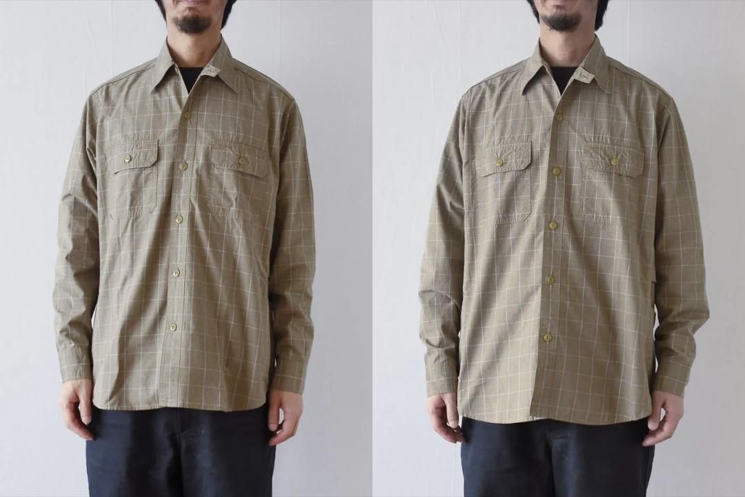 Sassafras（ササフラス）GARDENER SHIRT ウェザーチェック