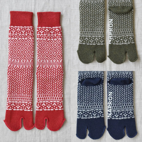 NapronʥʥץJACQUARD TABI SOX