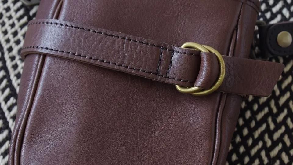 WORKS & LABO.(ワークス&ラボ)Portable Toolbag(シザーケース)タンニンなめしの上質な栃木レザーと真鍮